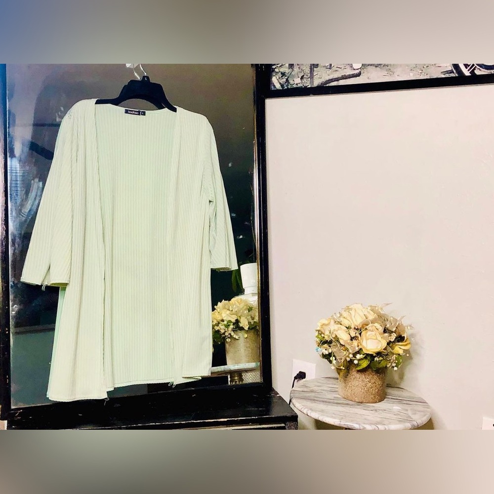 Mint green kimono